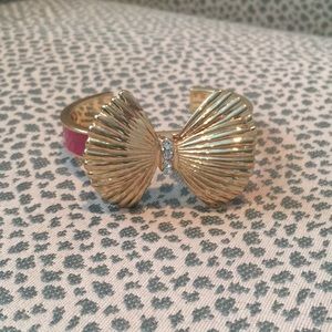 Lilly Pulitzer Bow Cuff Bracelet pink